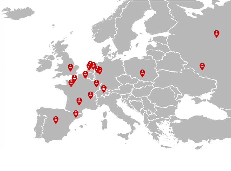 Data-M | enkele productiefilalen in Europa